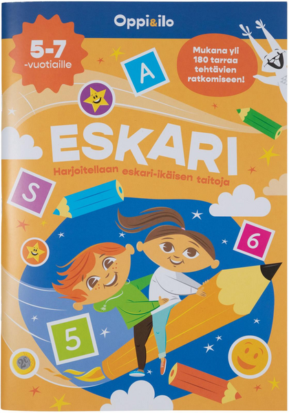 Oppi&ilo ESKARI puuha- ja tarrakirja 5-7 v
