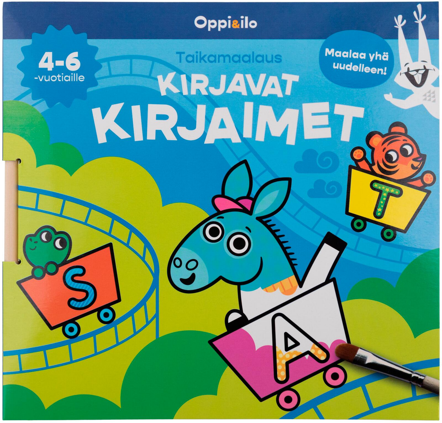 Oppi&ilo Taikamaalaus KIRJAVAT KIRJAIMET 4-6v.