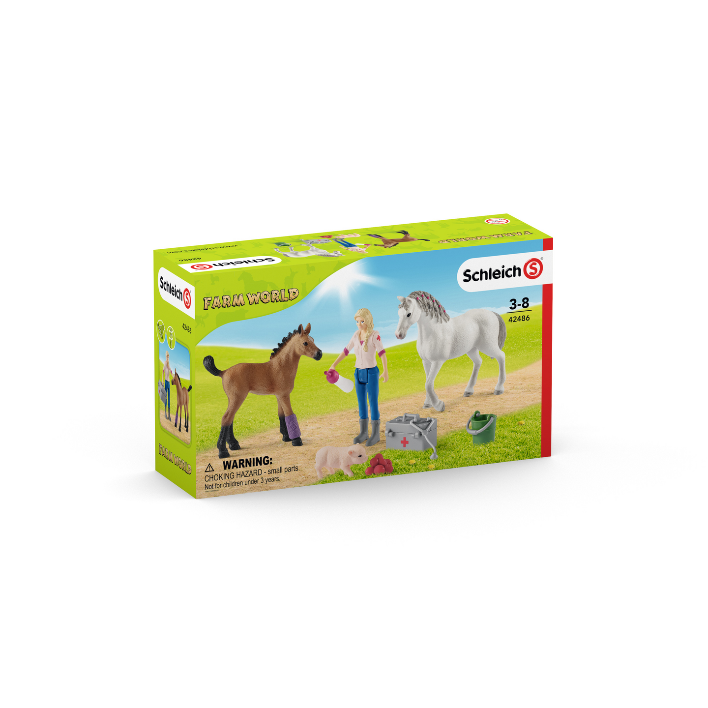 Schleich Eläinlääkäri+tamma ja varsa