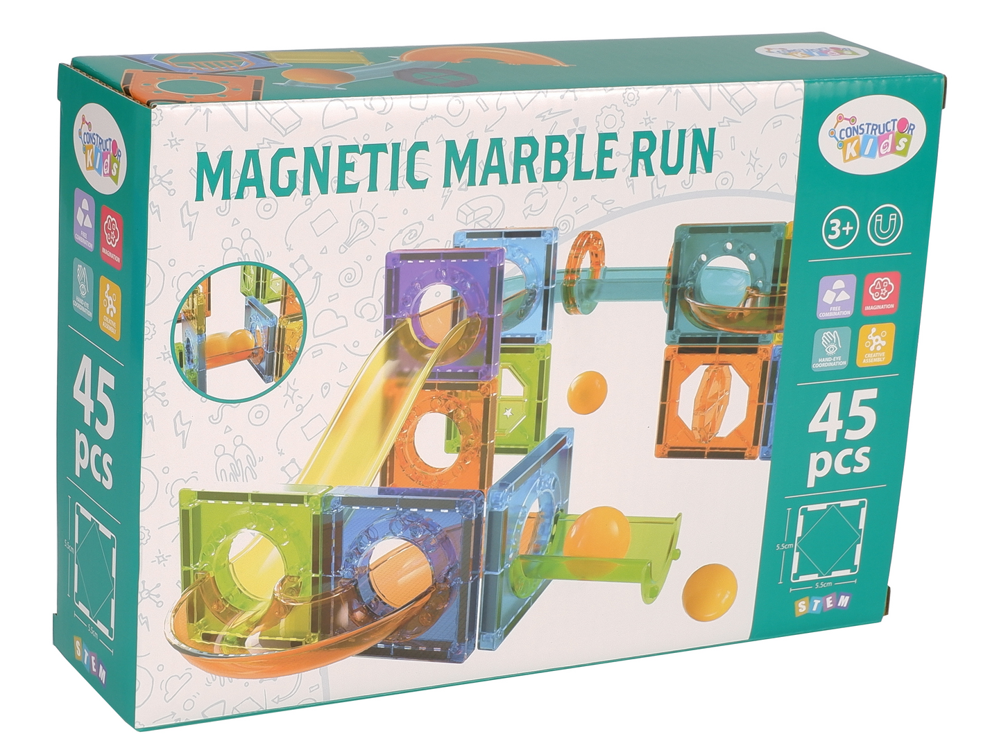 CONSTRUCTOR KIDS Magn kuularata 45
