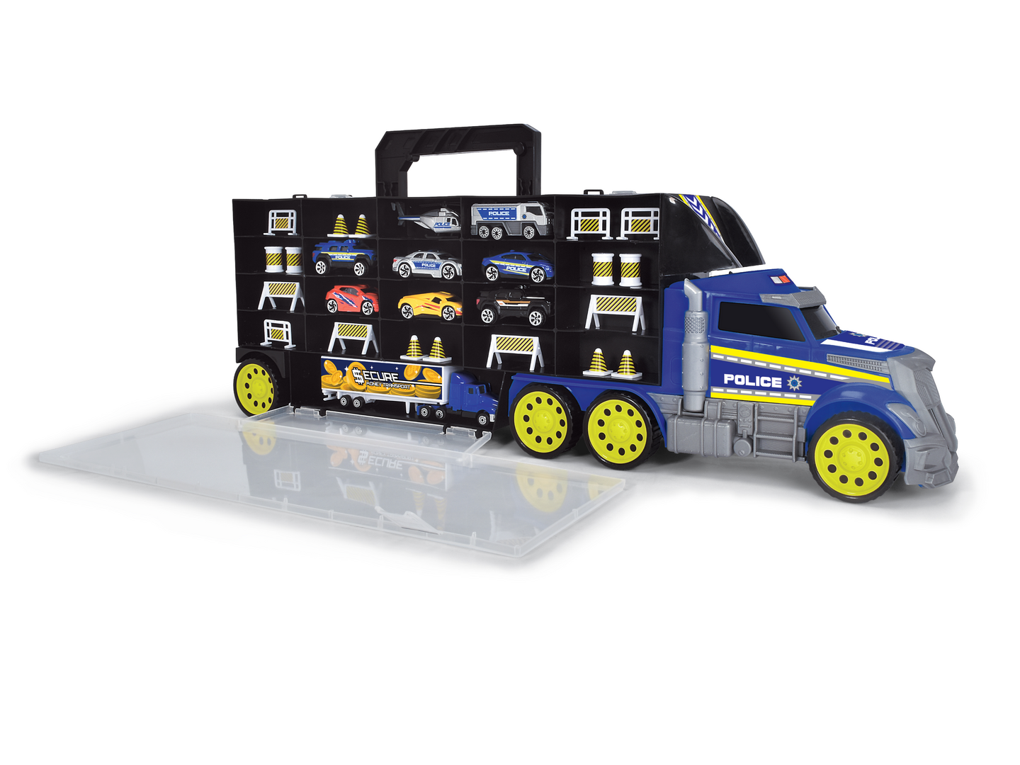 CAR MANIA Poliisi autonkuljetusrekka 62 cm