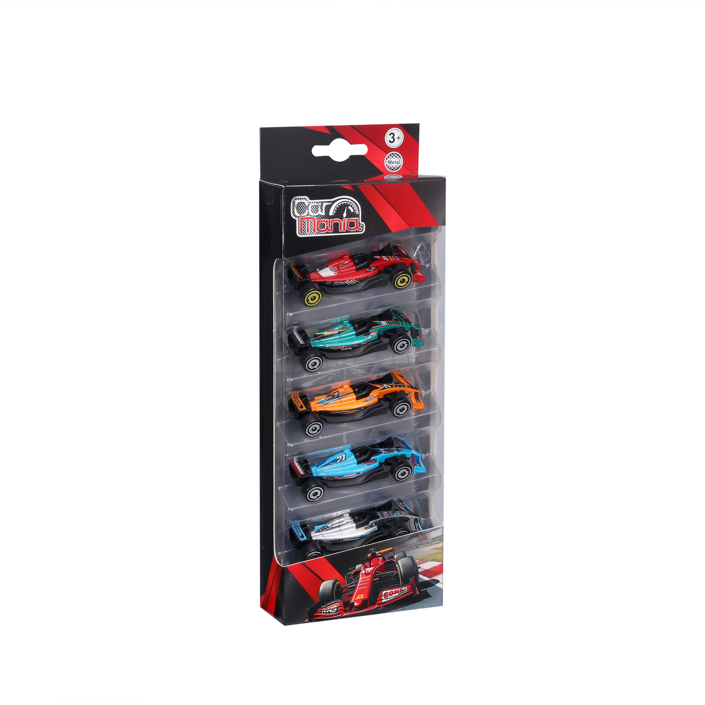 CAR MANIA F1 pikkuauto 5kpl