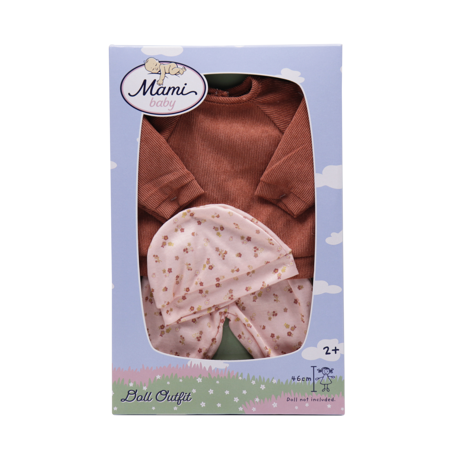 Mami Baby nukenvaate 40-46 cm 4 erilaist