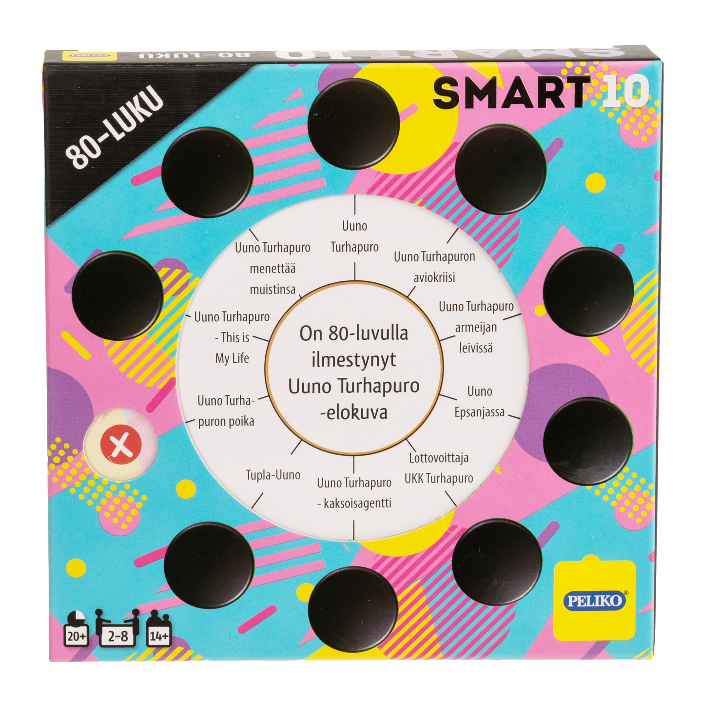 Peliko Smart10 Kysymykset 80-Luku seurapeli