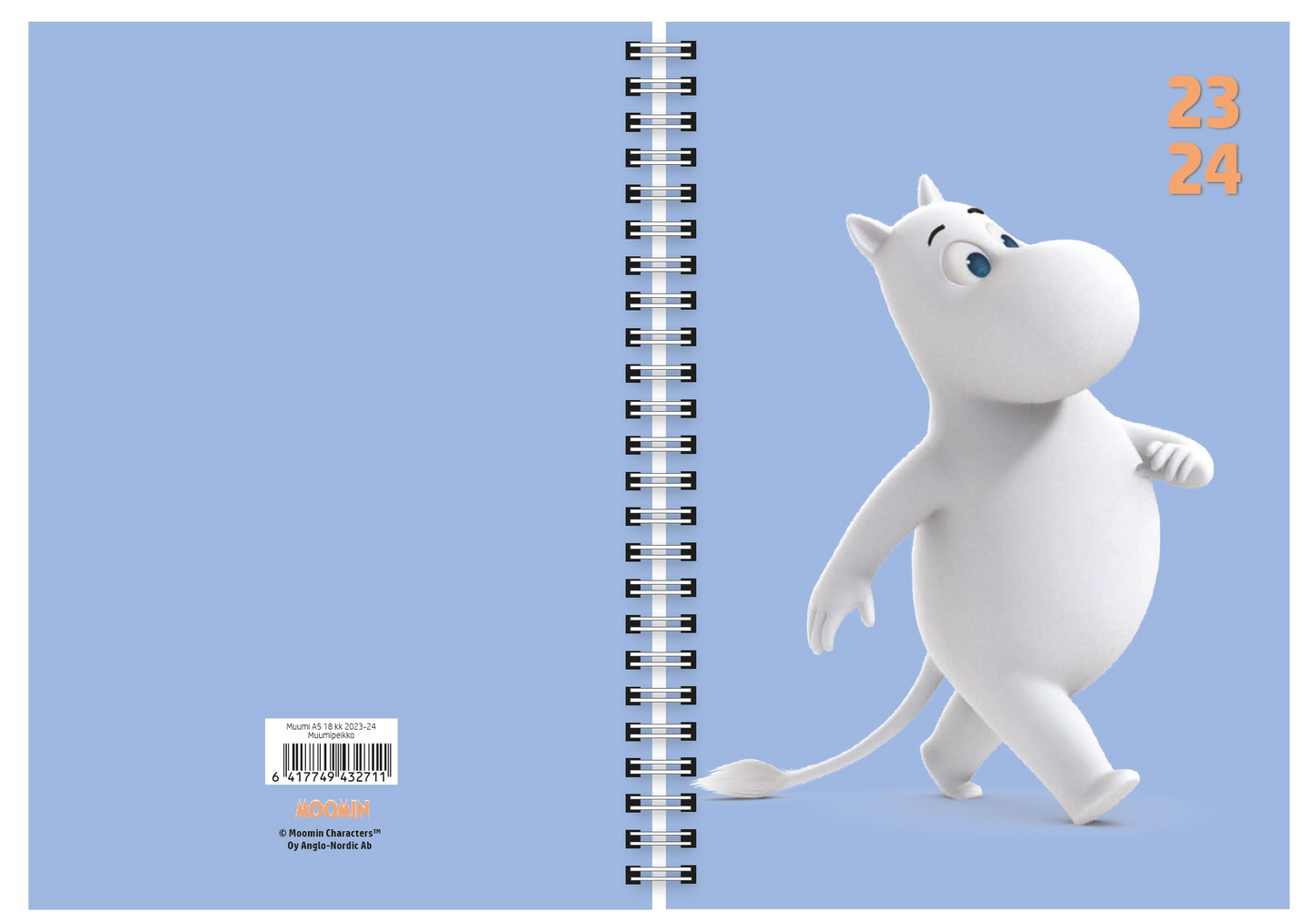 Koulukalenteri Muumi 23-24 Muumipeikko