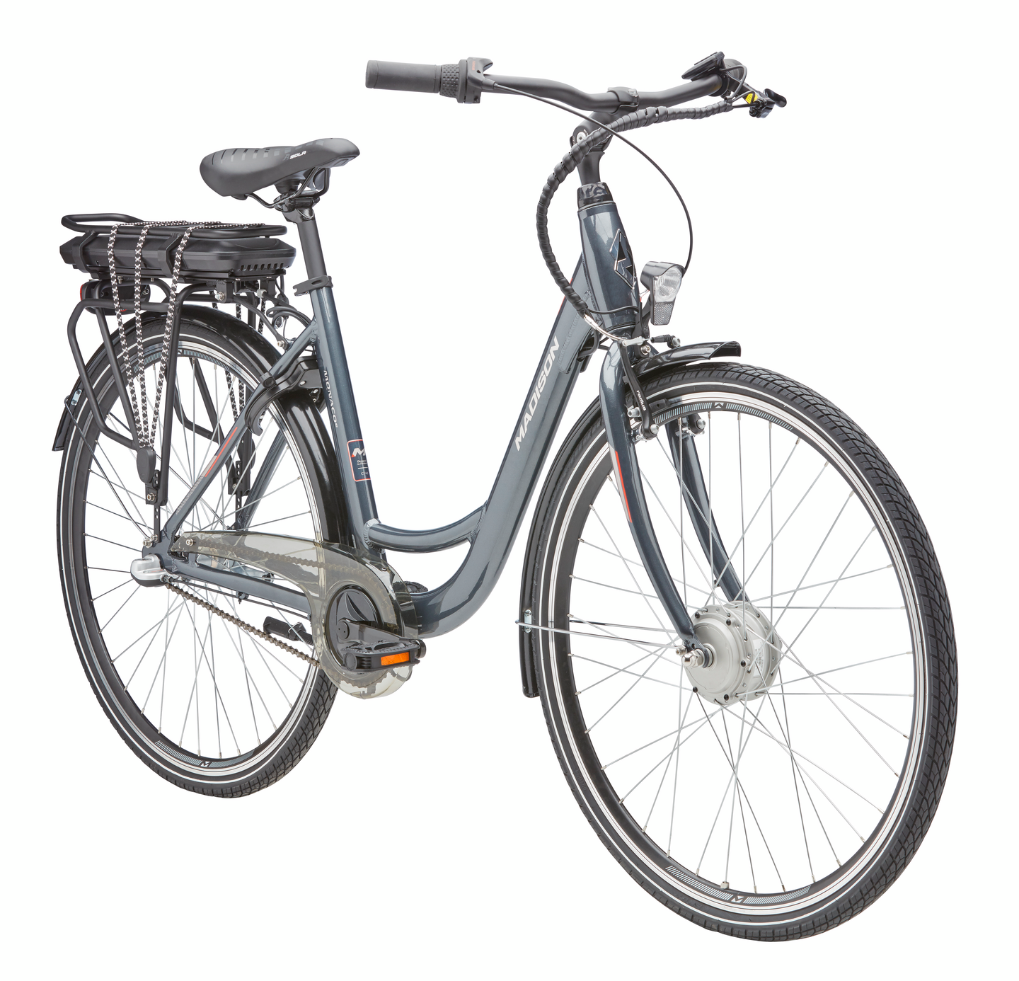 Madison E-Monaco 28'' 3-V 48cm sähköpyörä grafiitti