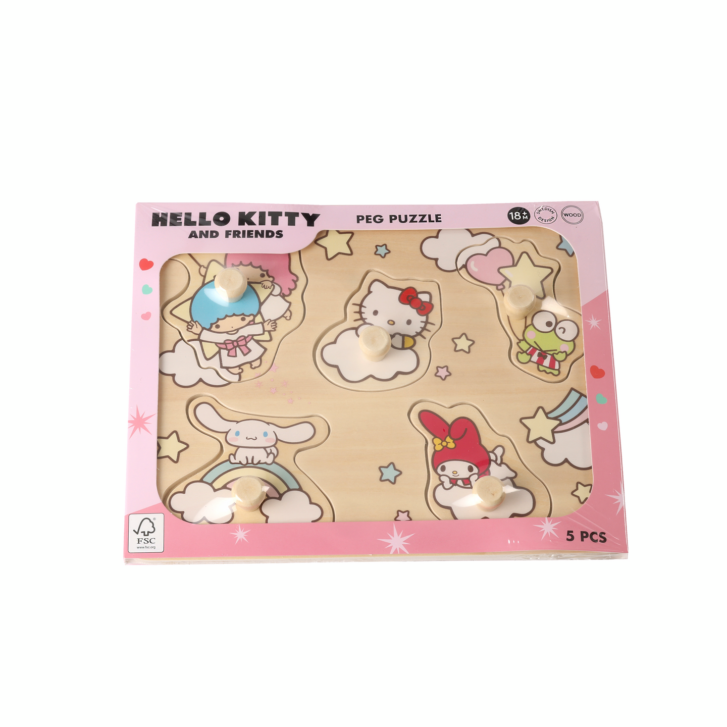Hello Kitty-nuppipalapeli, 5 palaa