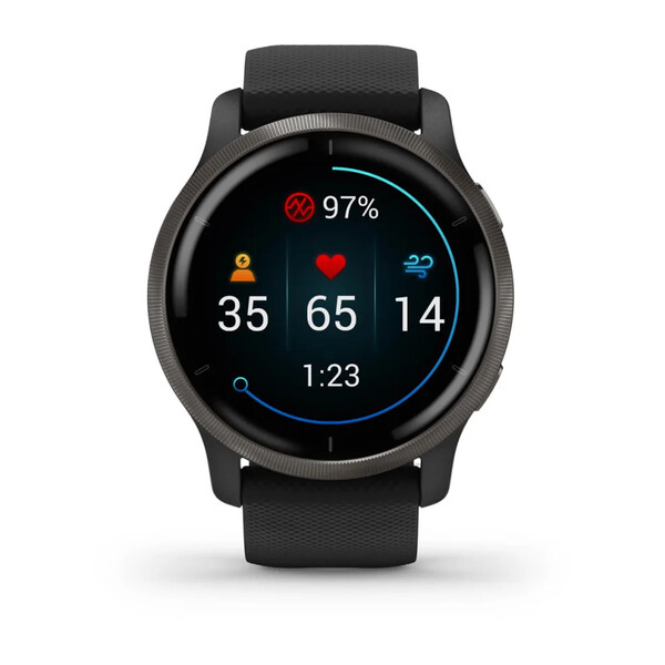 Garmin Venu 2 musta älykello