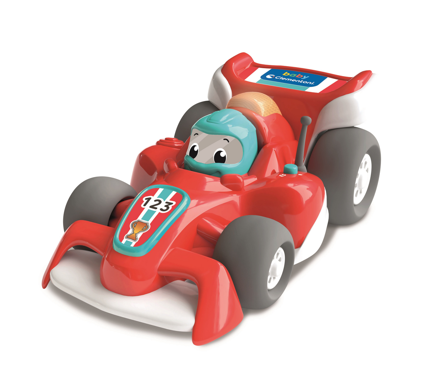 Clementoni kauko-ohjattava ja puhuva formula-Auto