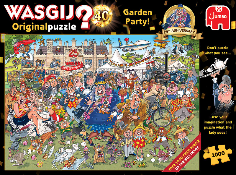 Palapeli Wasgij Original 40 Garden Party! 25th anniversary  (1 for free) 1000
