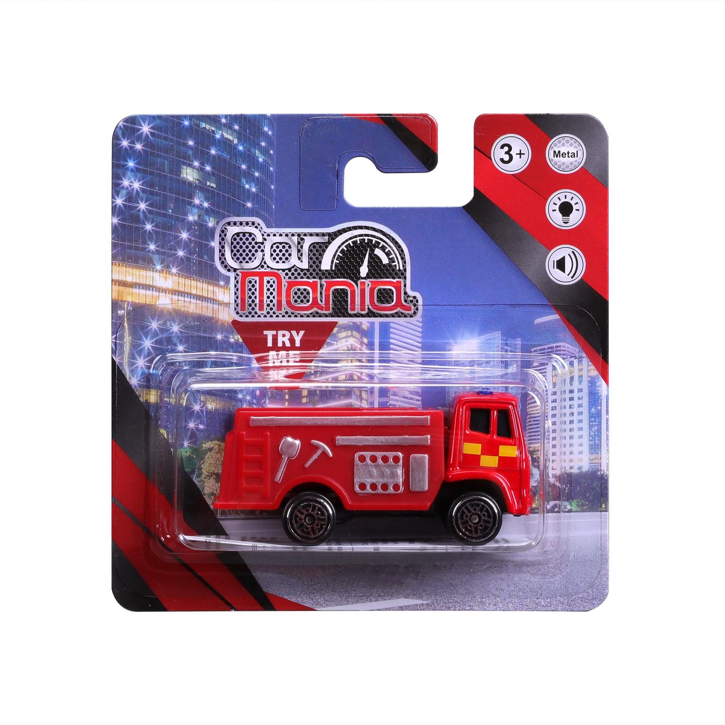 CAR MANIA Pienet hälytysajoneuvot ääni+valot