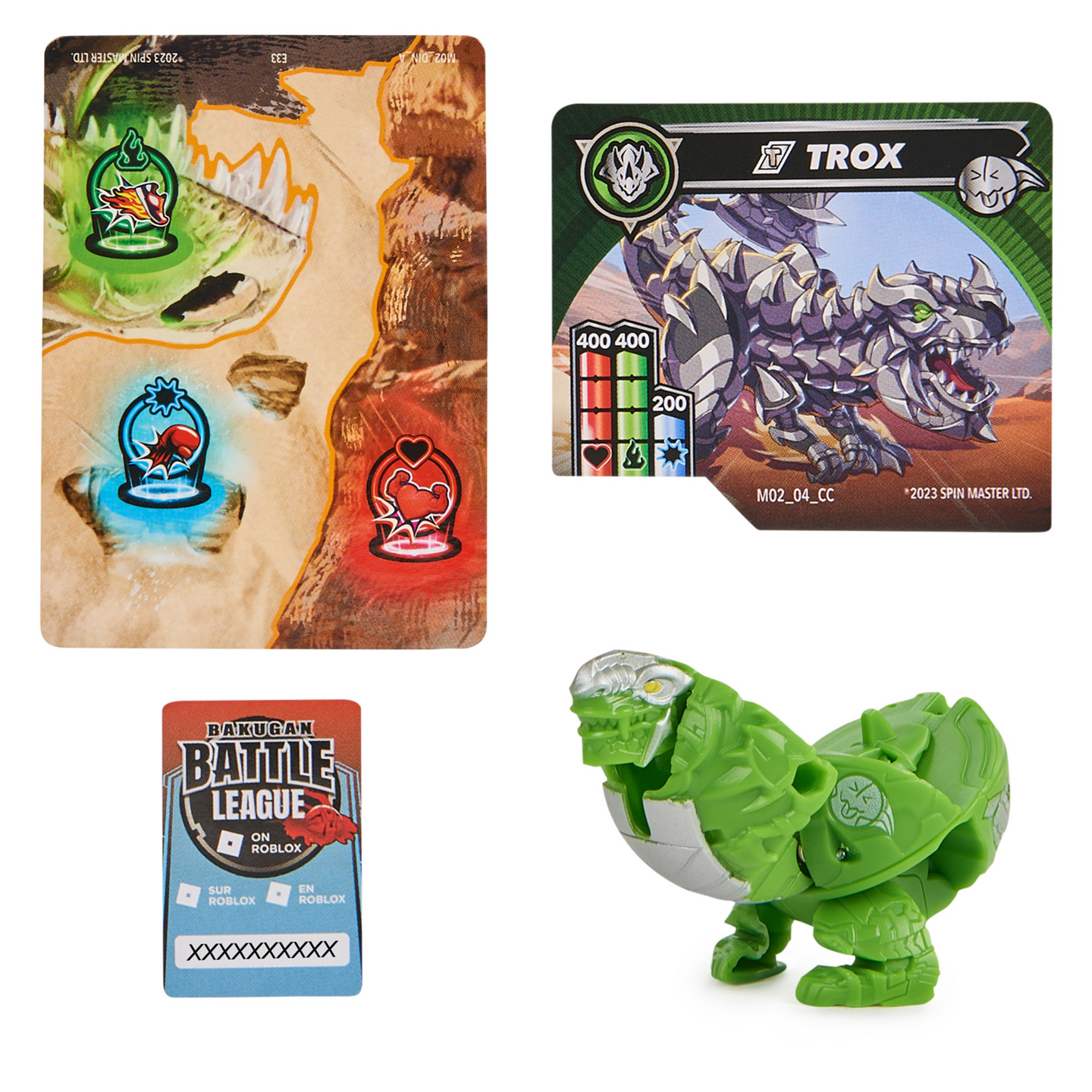 Bakugan Core 3.0, lajitelma