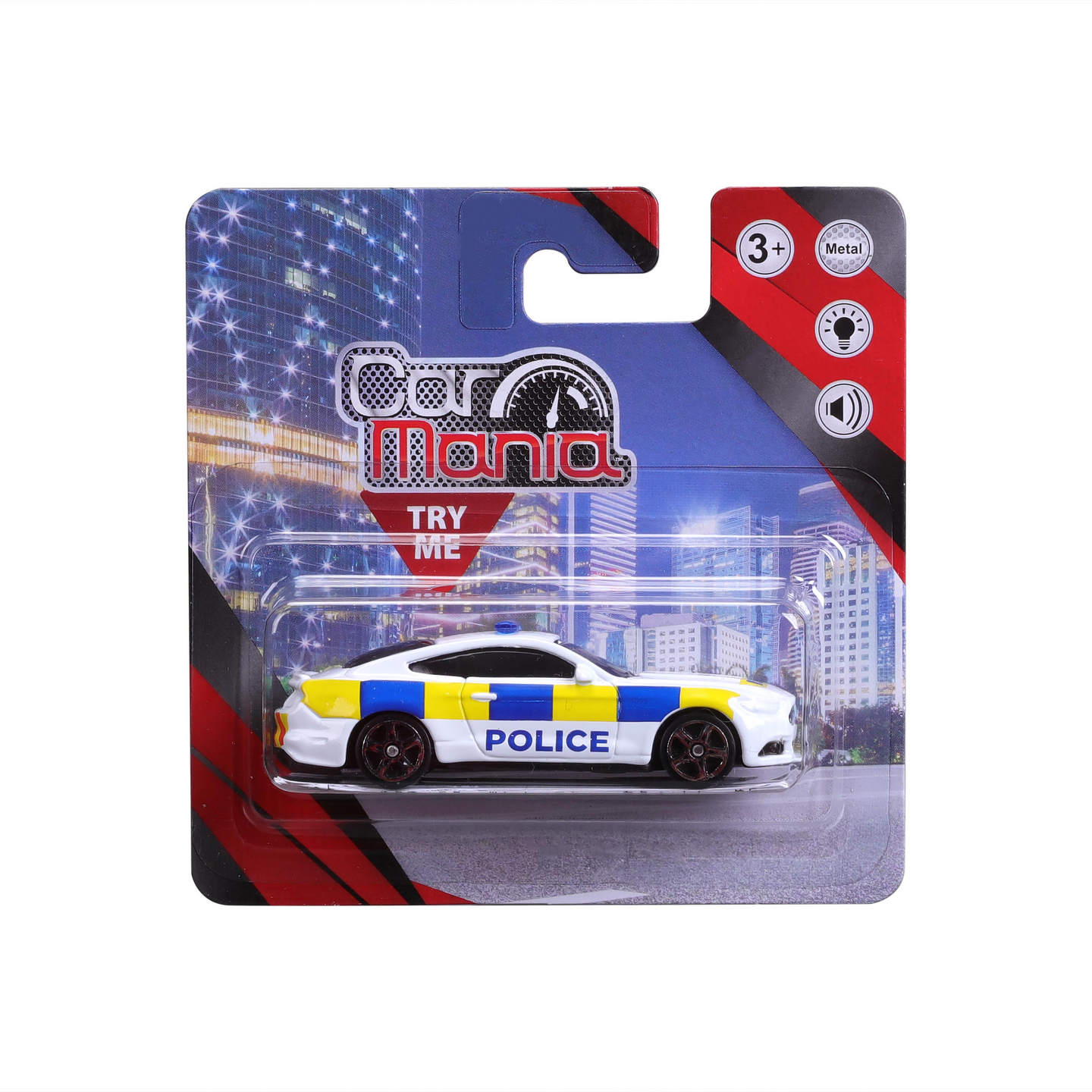 CAR MANIA Pienet hälytysajoneuvot ääni+valot
