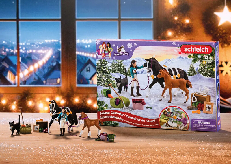 Schleich Joulukalenteri Hevosklubi 2024