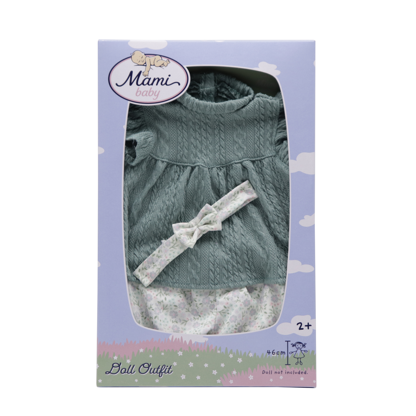 Mami Baby nukenvaate 40-46 cm 4 erilaist