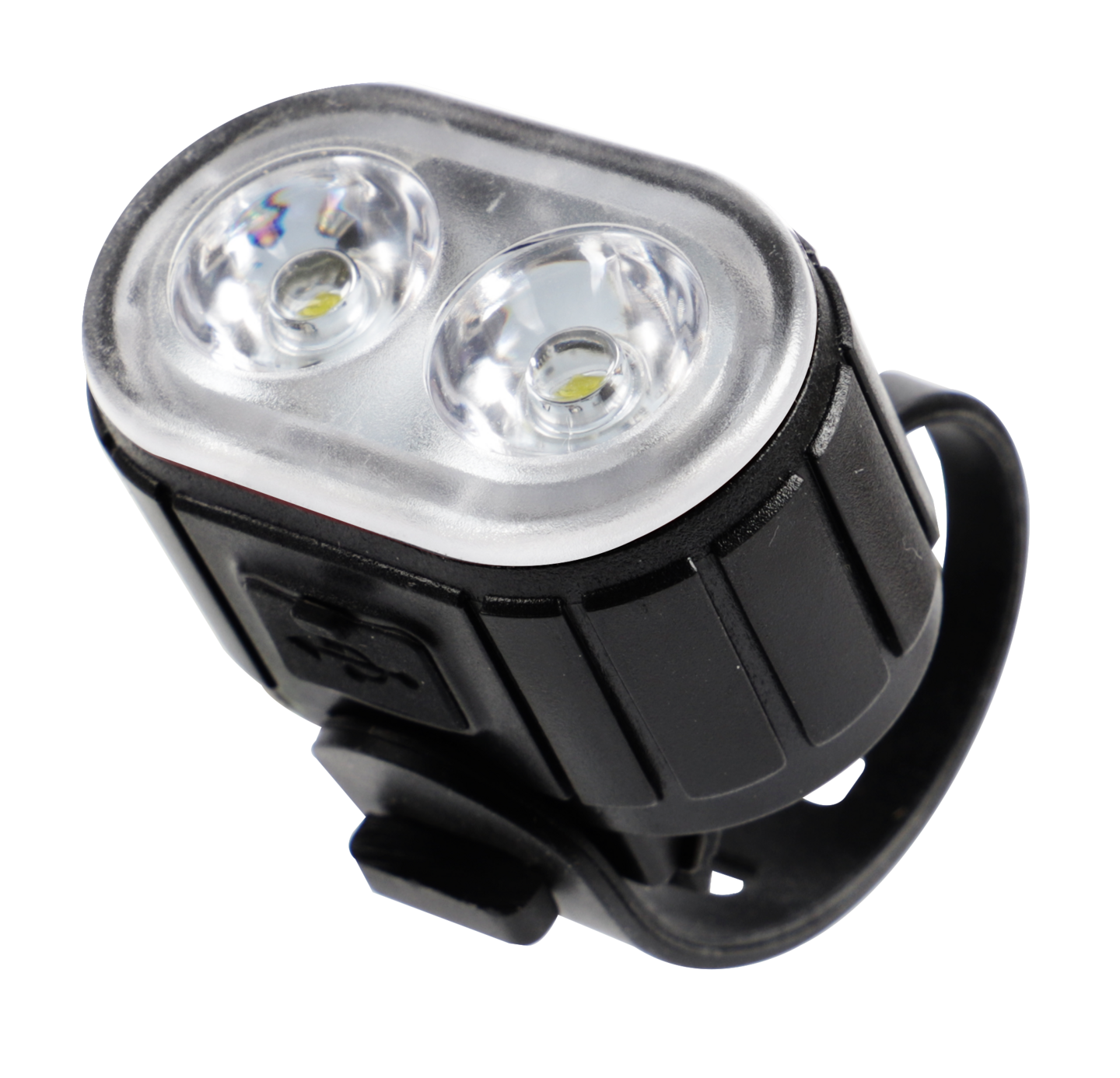 Atom polkupyörän valosetti ladattava ovaali 100lm