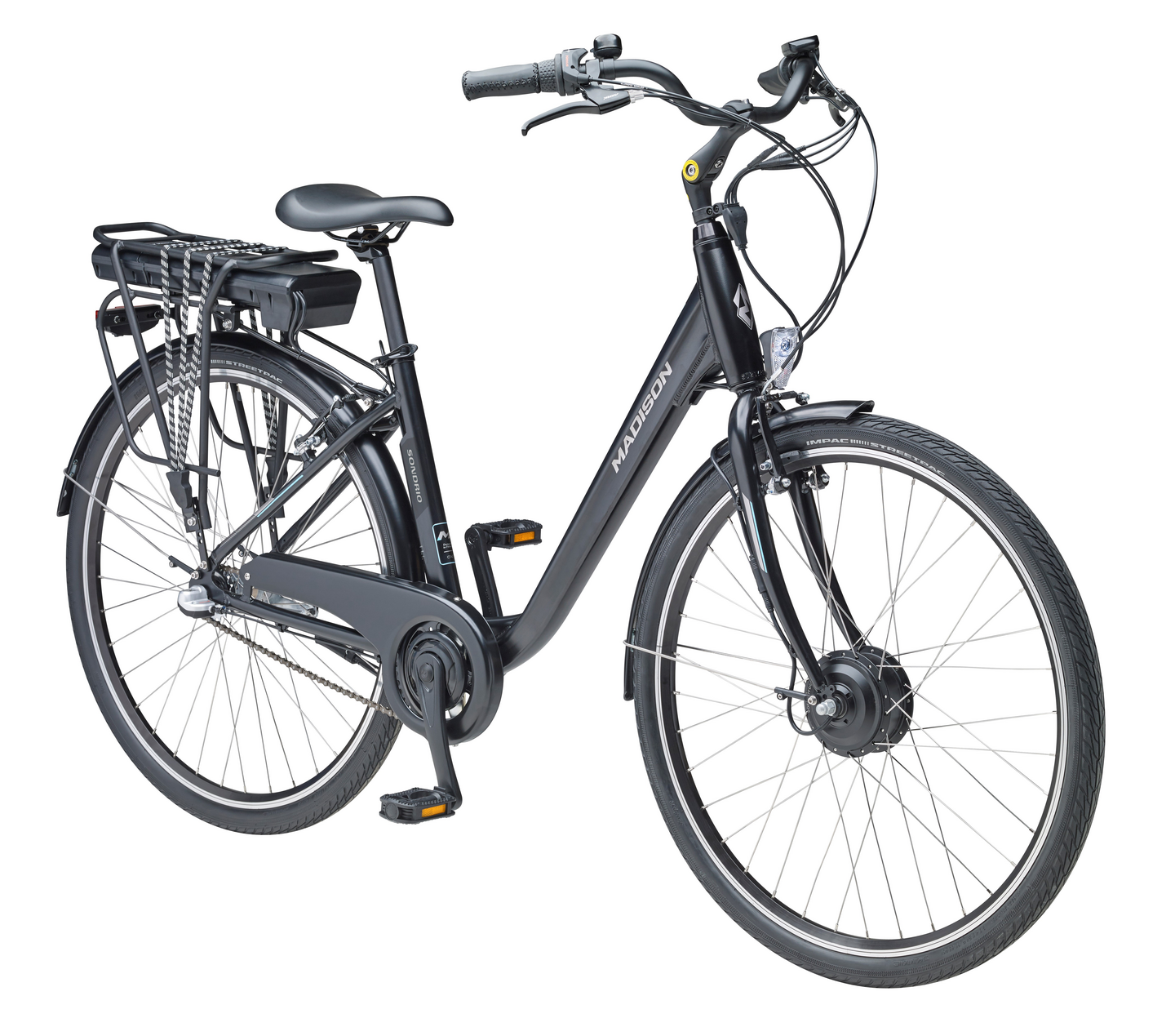 Madison Sondrio 28'' sähköpyörä 3-V musta