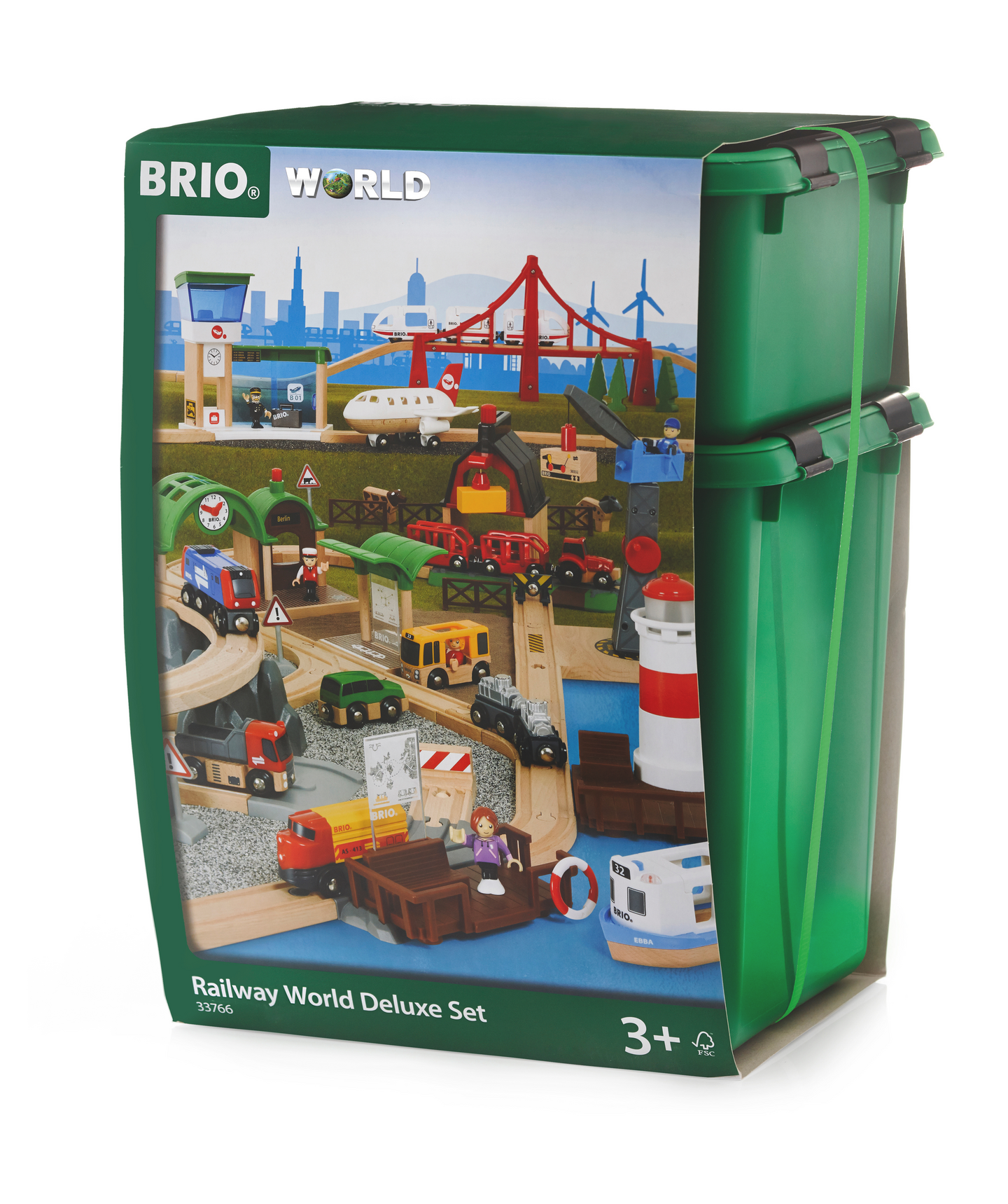 BRIO World 33766 Junarata Maailma deluxe -setti