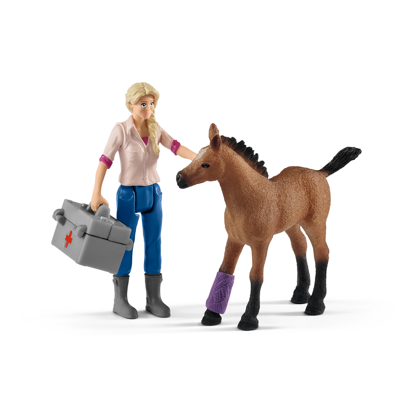 Schleich Eläinlääkäri+tamma ja varsa