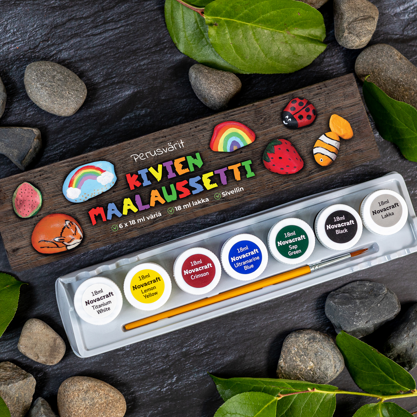 Novacraft kivien maalaussetti