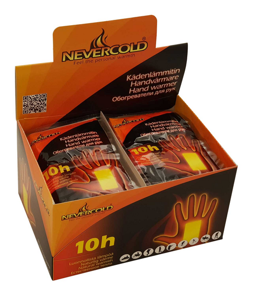 Nevercold kädenlämmitin 2kpl 40g