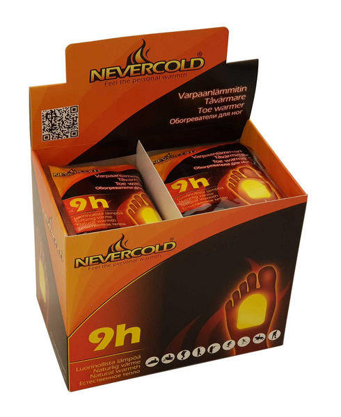 Nevercold varpaanlämmitin 2kpl 34g