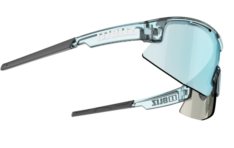 Bliz Matrix urheilulasit läpikuultava jään sininen