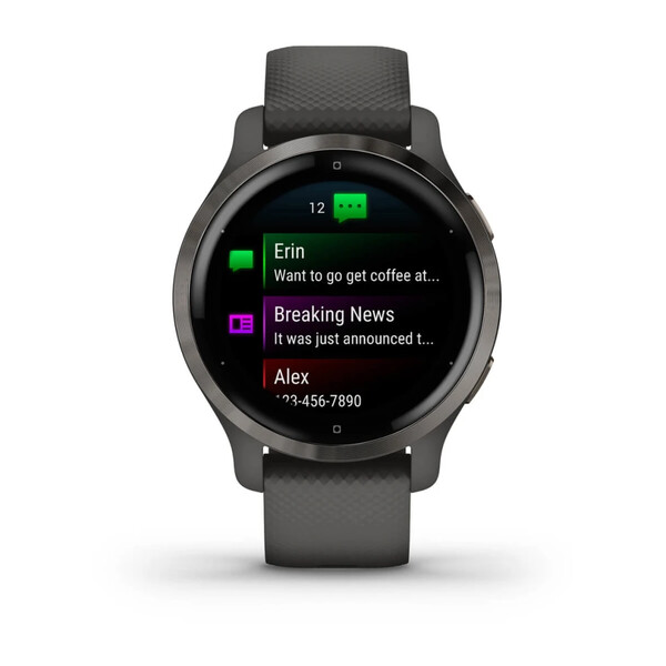 Garmin Venu 2S harmaa/musta älykello