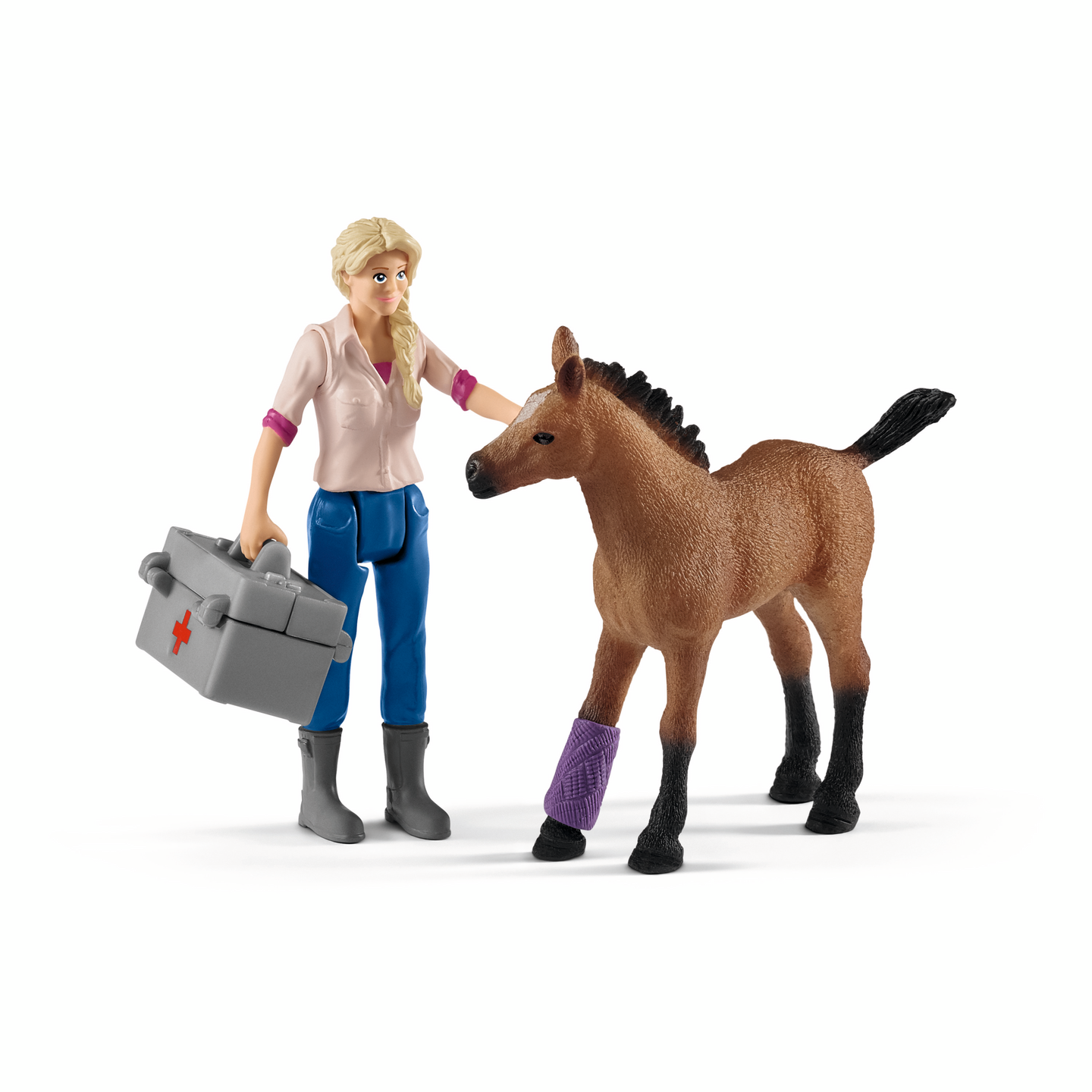 Schleich Eläinlääkäri+tamma ja varsa