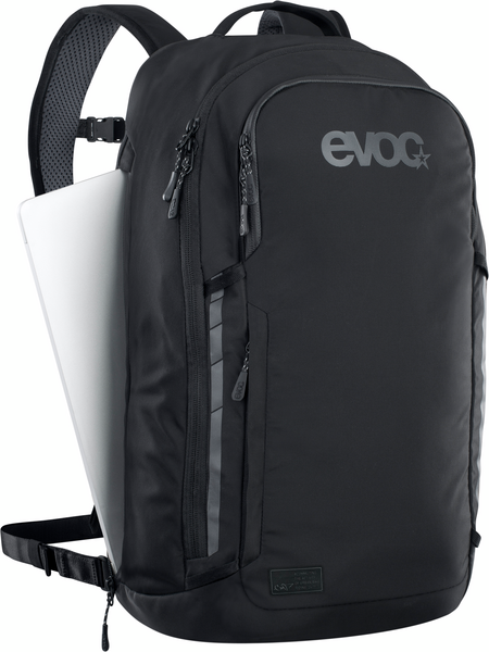 EVOC Commute pyöräreppu läppäritaskulla 22L musta