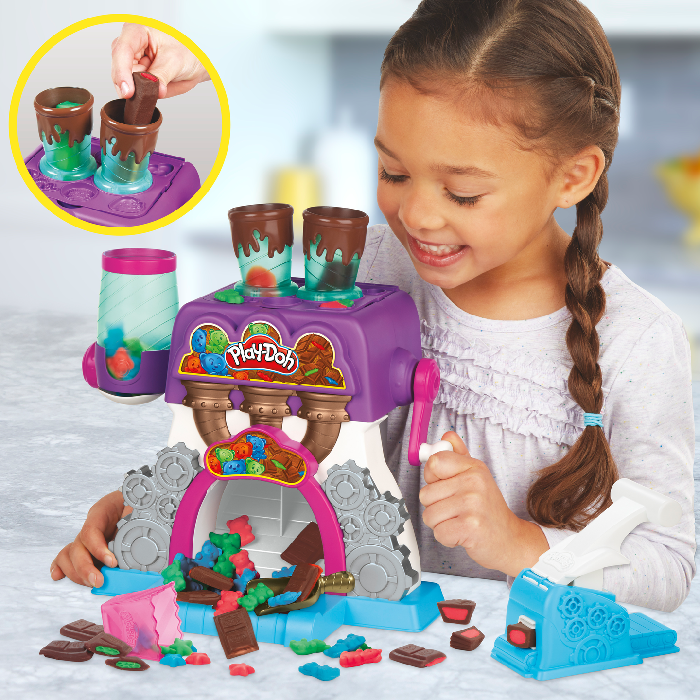 Play-Doh Karkkikone muovailuvaha setti