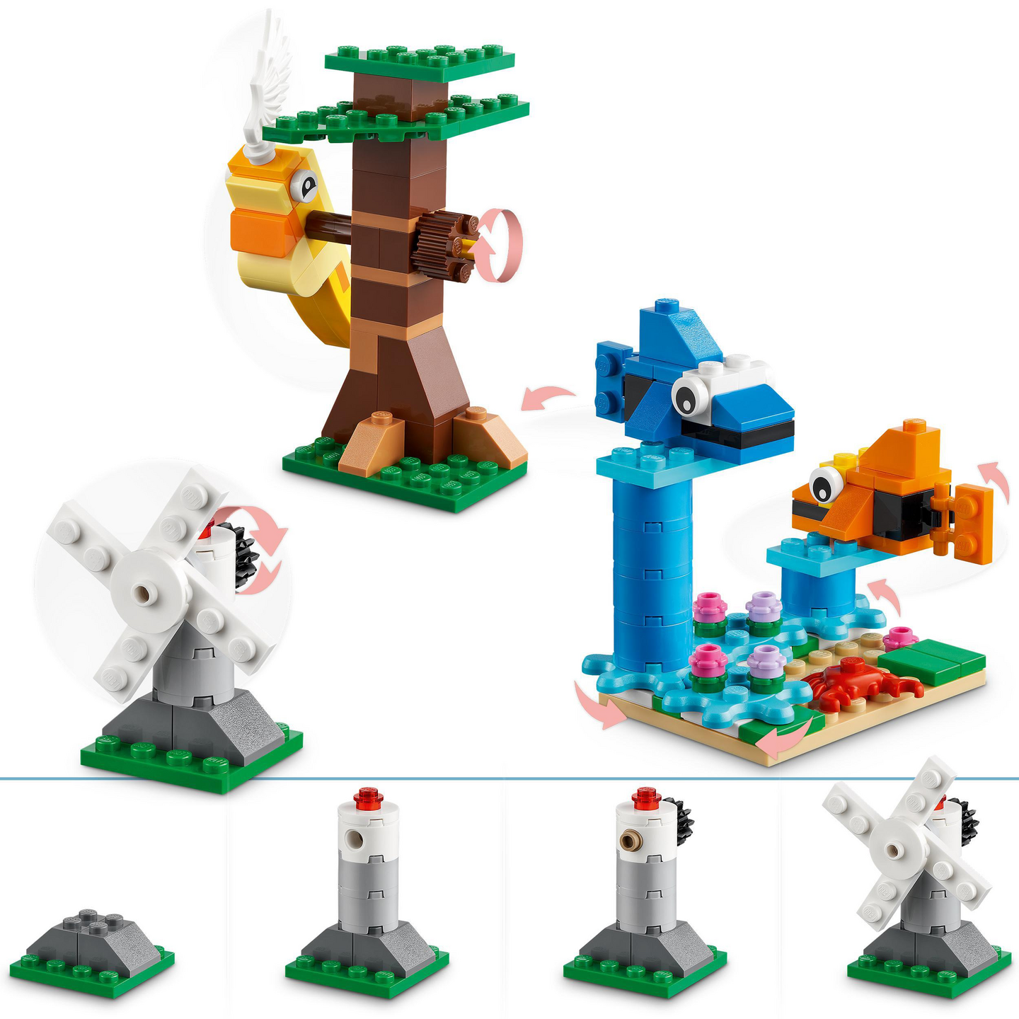 LEGO Classic 11019 Palikat ja toiminnot