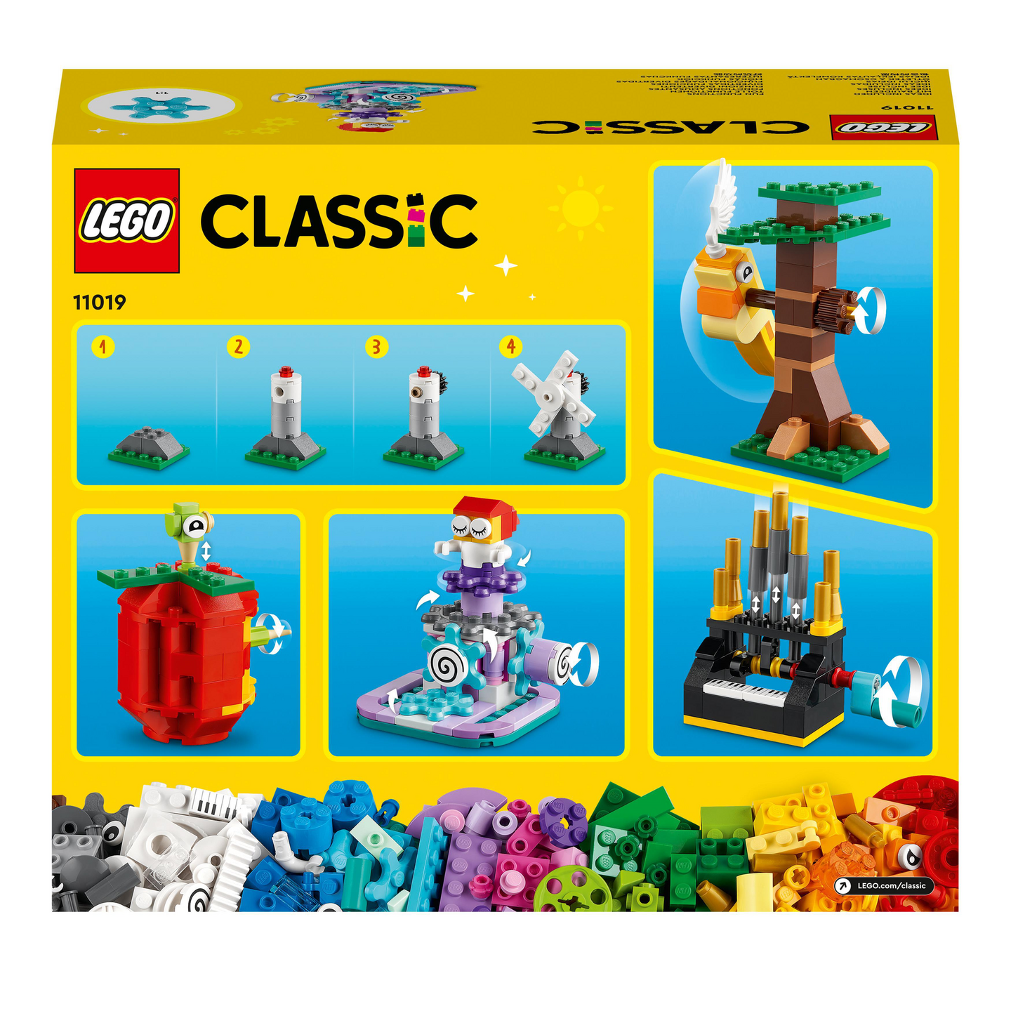 LEGO Classic 11019 Palikat ja toiminnot