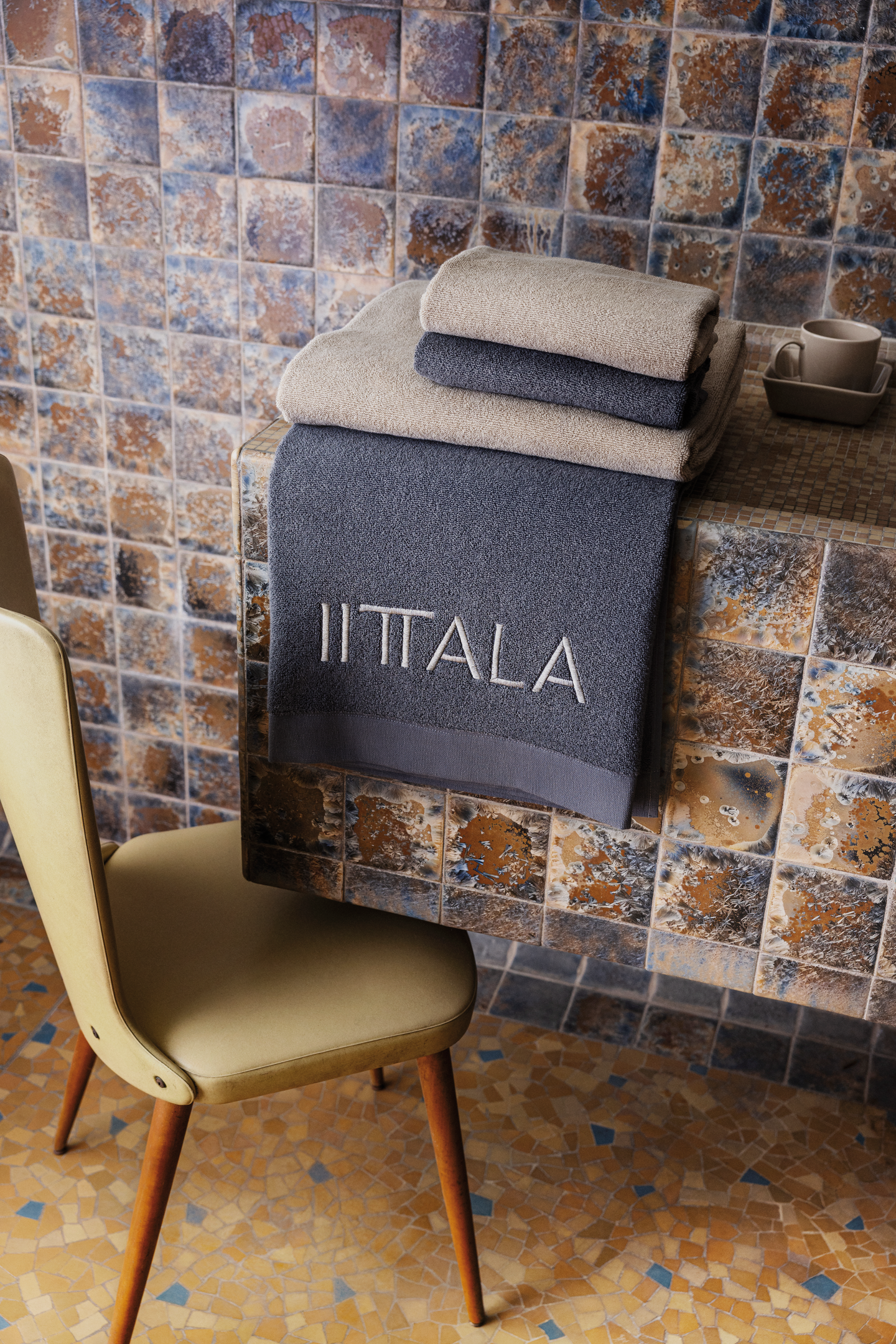 Iittala käsipyyhe 50x70 cm lämmin beige GOTS