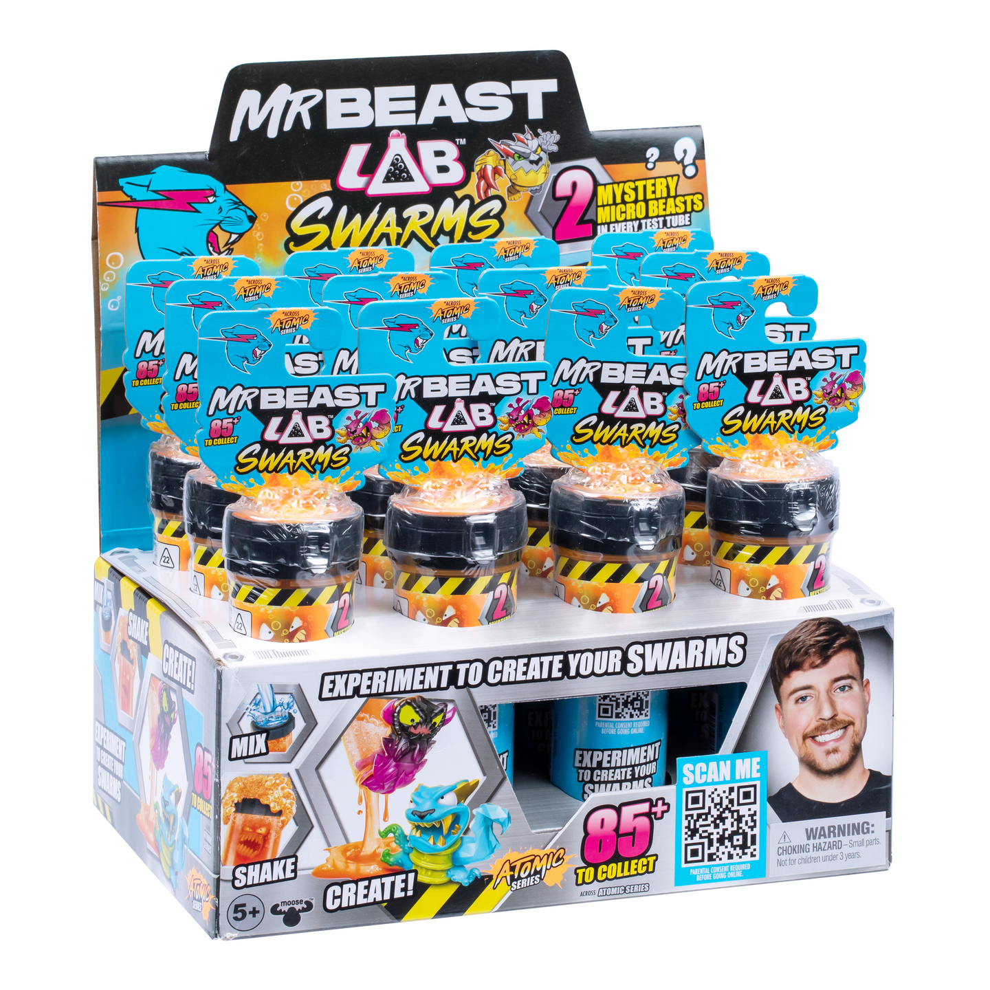 MrBeast Lab Swarms Atomic -hahmo 2 kpl