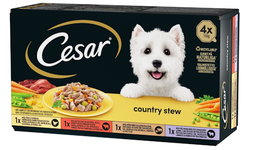 Cesar Country Kitchen lajitelma kastikkeessa 4x150g