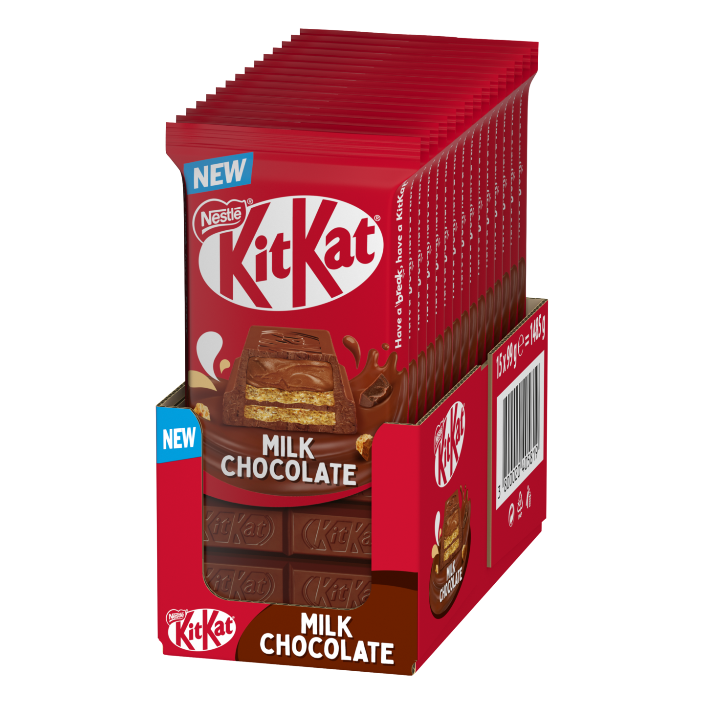 KitKat Milk Chocolate vohvelikeksi 99g