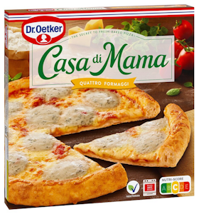 Dr. Oetker Casa di Mama quattro formaggi pizza 410g pakaste