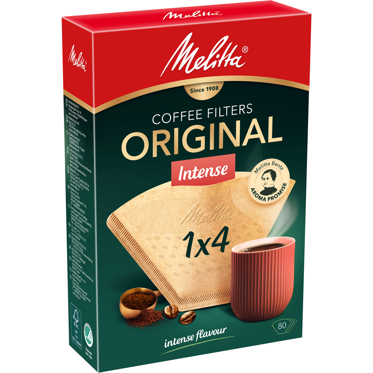 Melitta suodatinpaperi 1x4 Gourmet intense