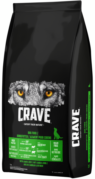 Crave koiranruoka 7kg lammas ja härkä