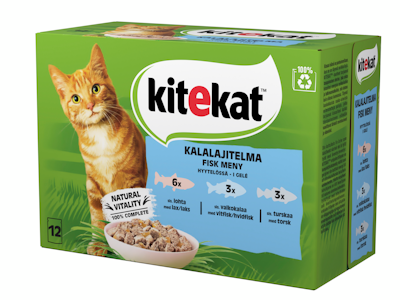 Kitekat Kalalajitelma hyytelössä 12x85g