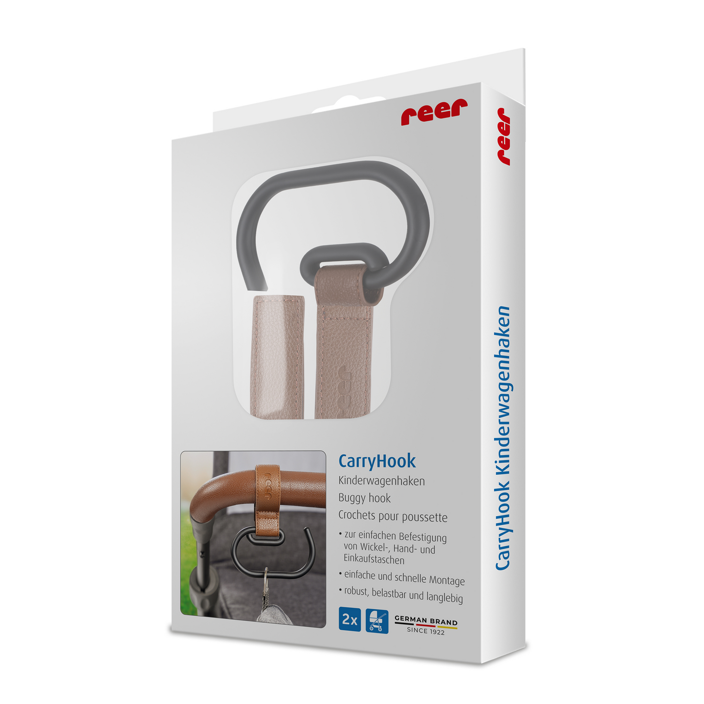 Reer CarryHook laukkukoukut 2 kpl