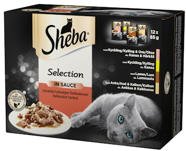 Sheba Select Slices kastikkeessa 12x85g lihaisa