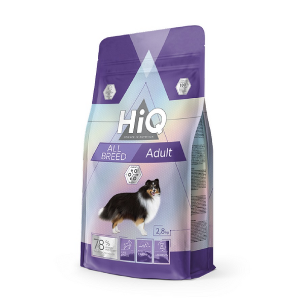 HiQ All Breeds Adult Siipikarja koirien täysravinto 2,8 kg