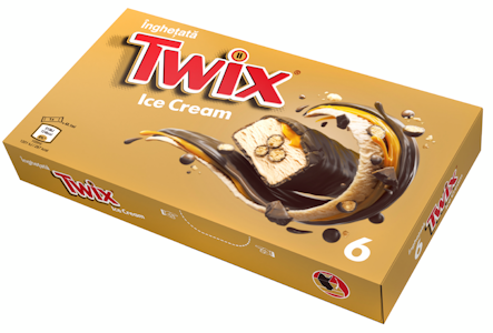 Twix 205,2g/258,6ml 6-pack jäätelöpatukat