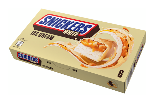 Snickers patukat White 6x40,8g/44.6ml