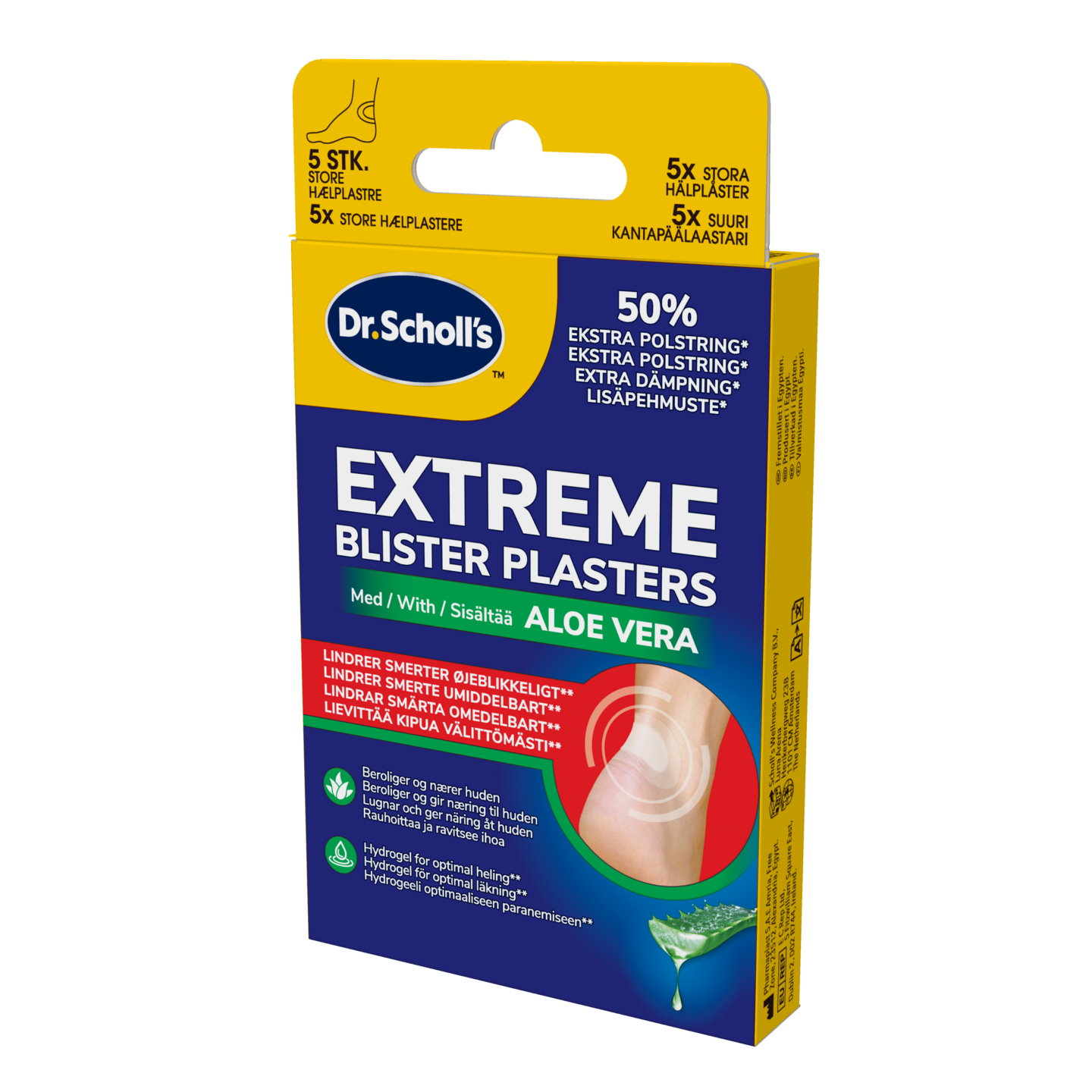 Dr. Scholl's Extreme Rakkolaastarit Aloe Veralla