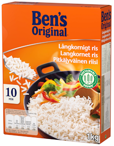 Ben's Original Pitkäjyväinen riisi 1kg