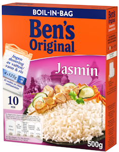 Ben's Original Jasmiiniriisi keitinpusseissa 4x125g