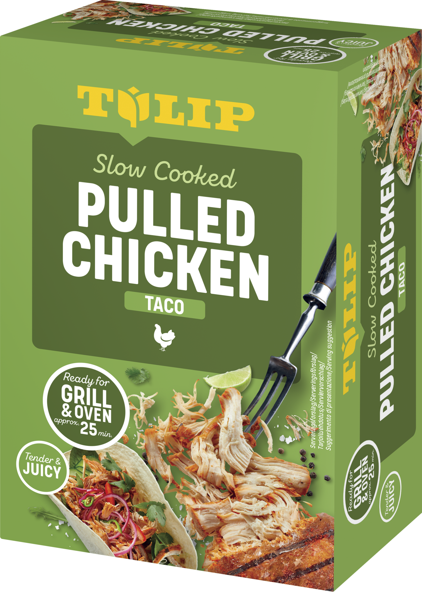 TULIP pulled chicken 500g taco
